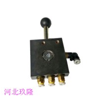 液壓配件 手動(dòng)氣閥直把4孔 自卸車專用