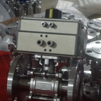 法蘭氣動二片式球閥 廠家Q611F氣動閥